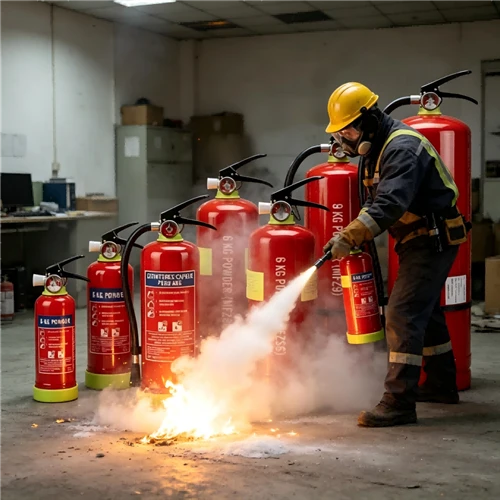 Οδηγός διαμόρφωσης πυροσβεστήρα για διαφορετικούς κινδύνους πυρκαγιάς και εφαρμογές